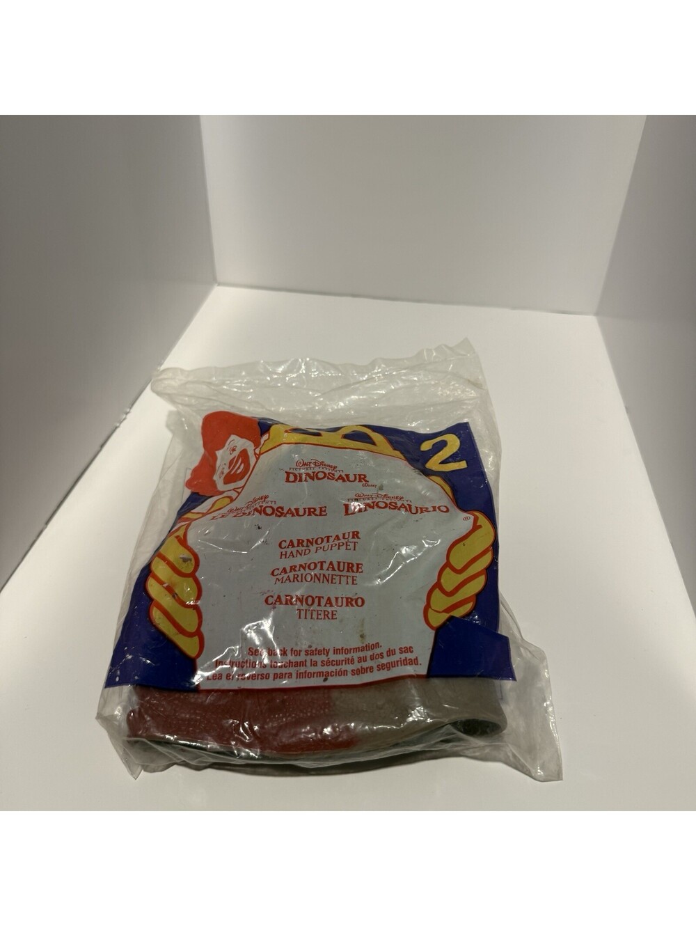 2000 McDonald's Happy Meal Toy – Walt Disney's Dinosaur 2 Carnotaur Hand Puppet